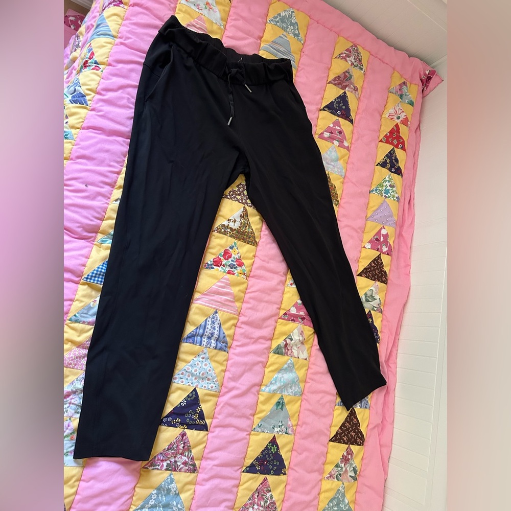 Drawstring lululemon straight leg pants